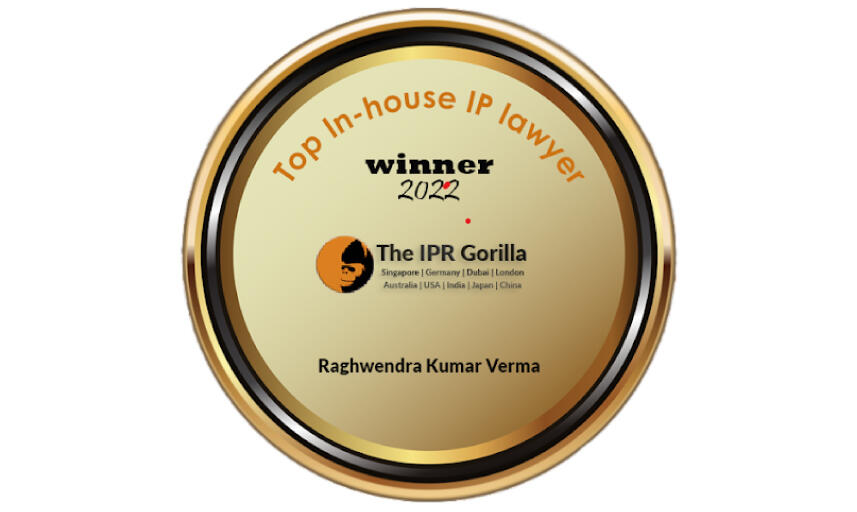 The IPR Gorilla Awards 2022Top In-House IP Lawyer - Reghwendra Kumar Verma